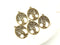 Set of 2, bronze tree charms, 32mm x 24mm, 1 set